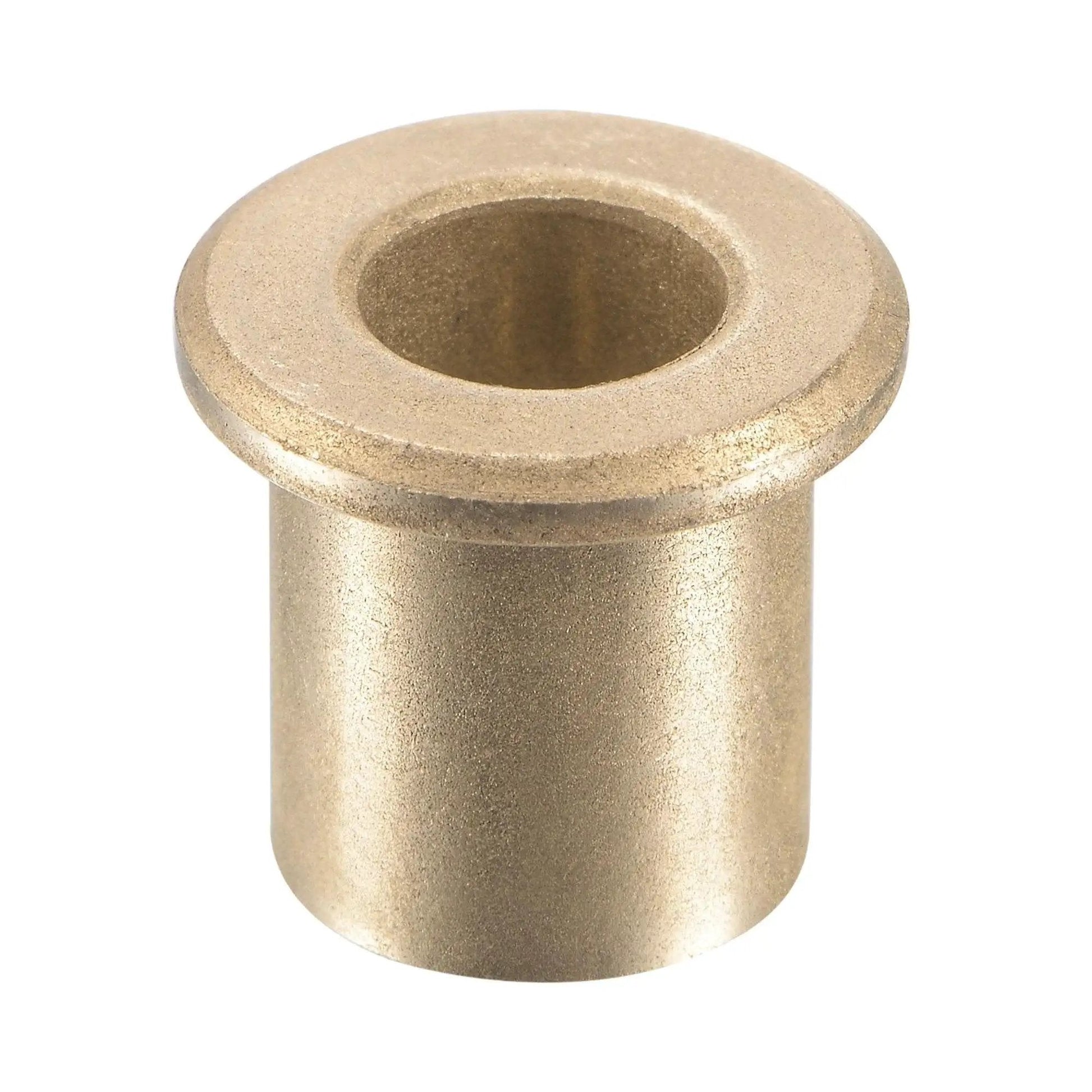 Self Lubricating Bronze Flange Sleeve Bearing With 8mm Bore And 12mm Outer Diameter For 15mm Length 16mm Flange Diameter And 2mm Flange Thickness