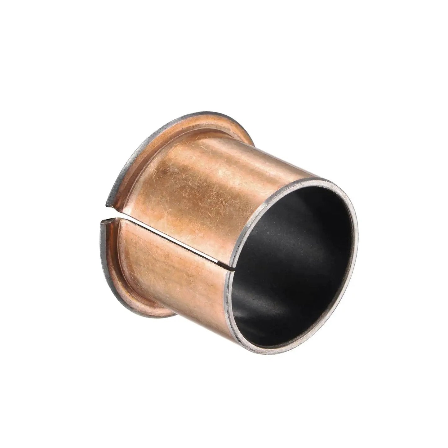 Bronze flange sleeve bearing 35mm bore, 39.5mm outside diameter, 35mm length, 47mm flange diameter, 2mm thickness for agricultural machines