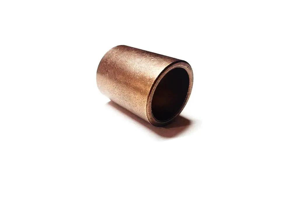 Self Lubricating Bronze Sleeve Bearing 1 x 1-1/4 x 1-1/2 Inch Flange Bushing SAE 841 Oil Impregnated With 30W Oil Made In USA