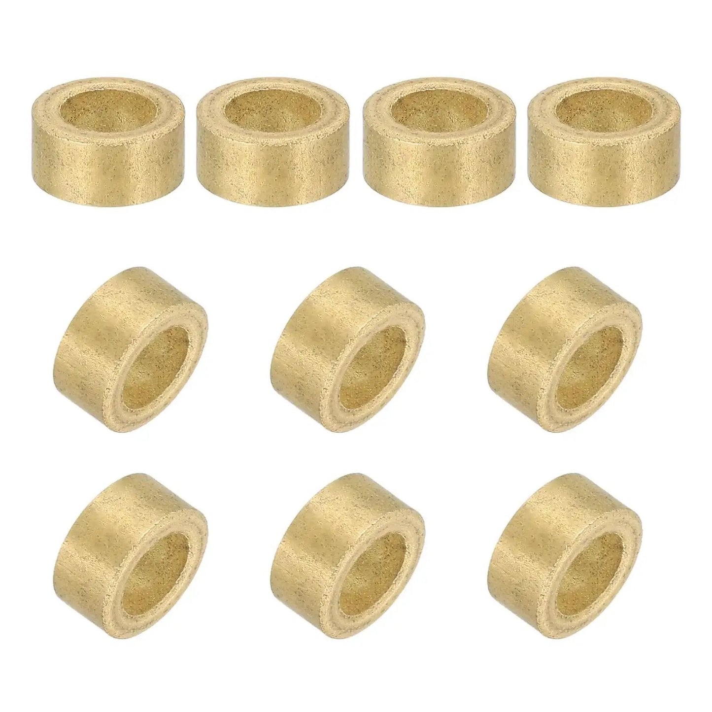30 Pcs Self Lubricating Sintered Bronze Sleeve Bearings 5mm Bore 8mm Outer Diameter 4mm Length High Temperature Resistant Low Friction Bushing