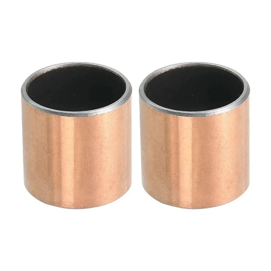 Two Pieces Sleeve Bearing 0.875 Inch Bore 1 Inch Outer Diameter 1 Inch Length Self Lubricating Oilless Bushings Bronze
