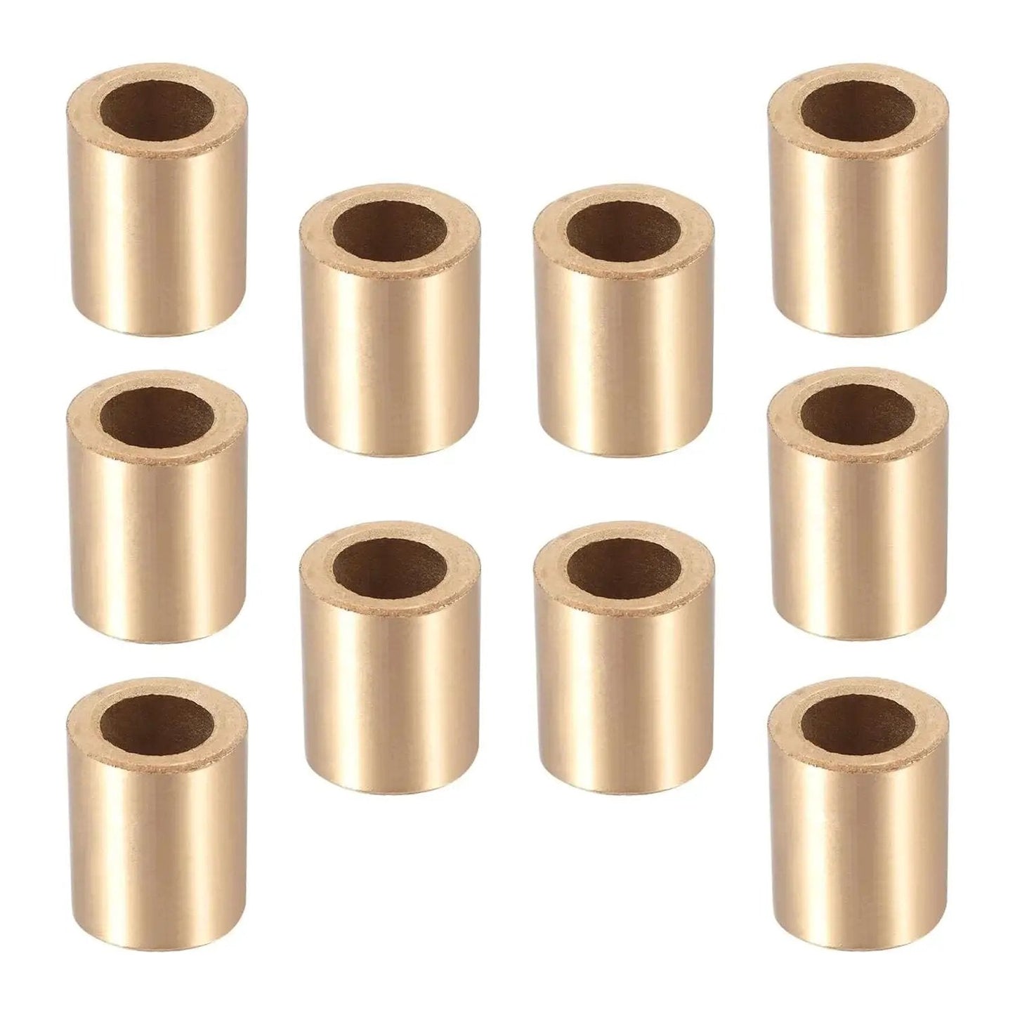 10 Pcs Sleeve Bearing Set With 10 Mm Bore 16 Mm Outer Diameter And 20 Mm Length Self Lubricating Bushings for machinery use