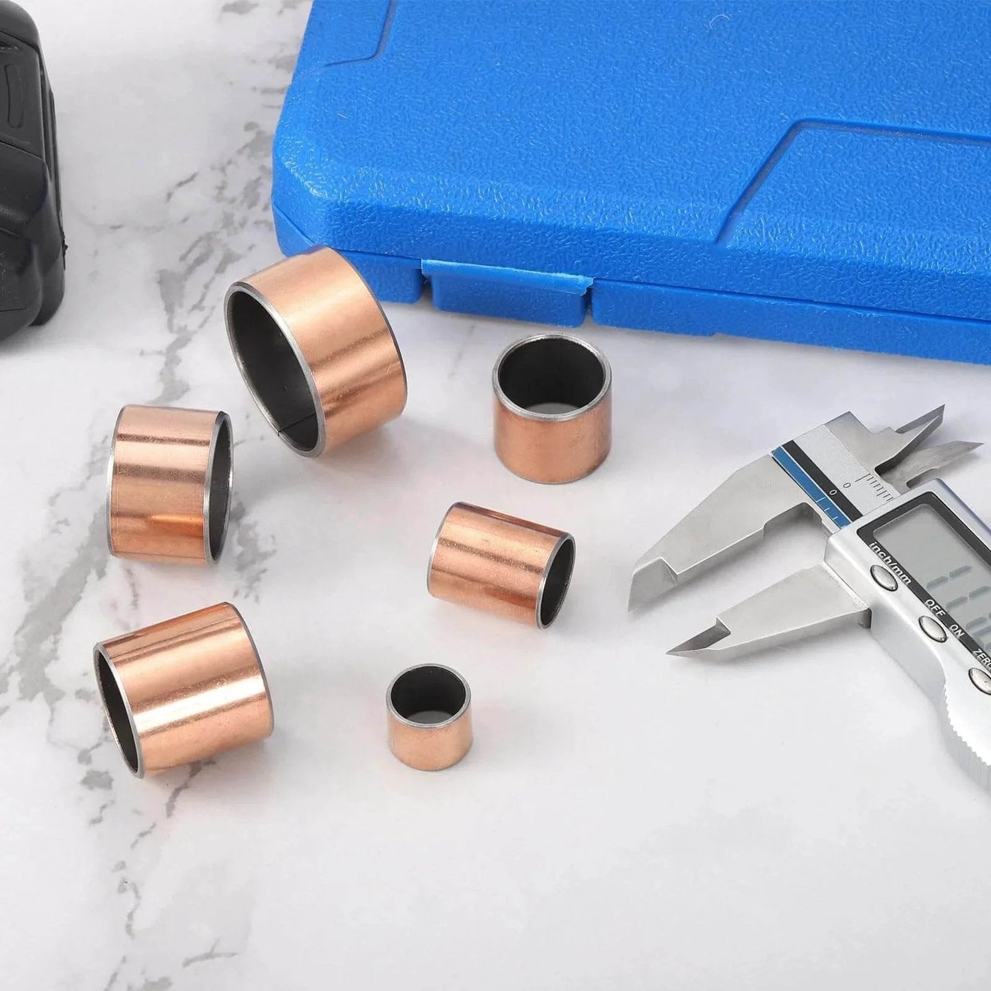 10 Pack Sleeve Bearings One Inch Bore And One And One Eighth Inch Outer Diameter One Inch Length Self Lubricating Oilless Bushings Bronze Sintered