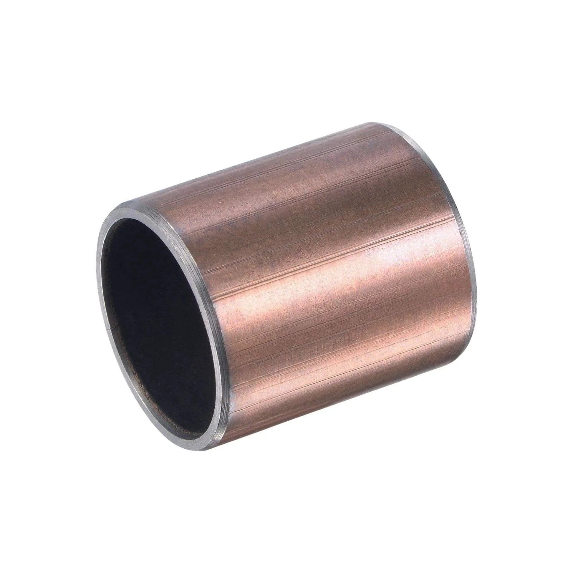 Sleeve Bearing 3/4 Inch Bore 7/8 Inch OD 1 Inch Length Self Lubricating Oilless Wrapped Bushings Bronze Two Pack