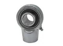 Front view of UCECH202-10NP 10-Pack 5/8 in Hanger Bearing Set-Screw, Nickel-Plated Cast Iron Housing, Sealed Ball Bearing Insert.