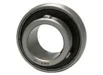 Single 5/8 in (15.88 mm) Narrow Set-Screw Ball Bearing, Stainless Steel Normal Duty with Integrated Lock for Linear Slide Units