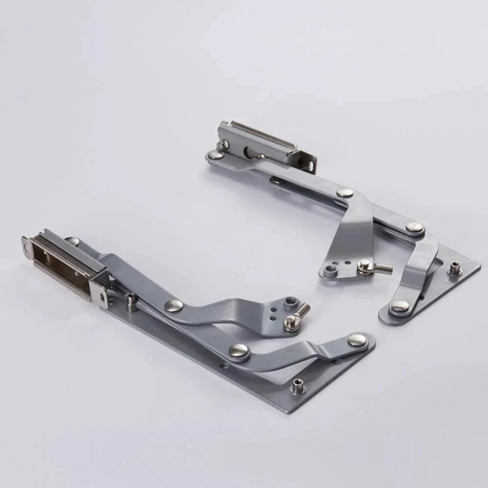 Metallic Cabinet Door Hinges, Lift Up Mechanism Support Vertical Swing Lifting Stay Strut Hydraulic Cylinder