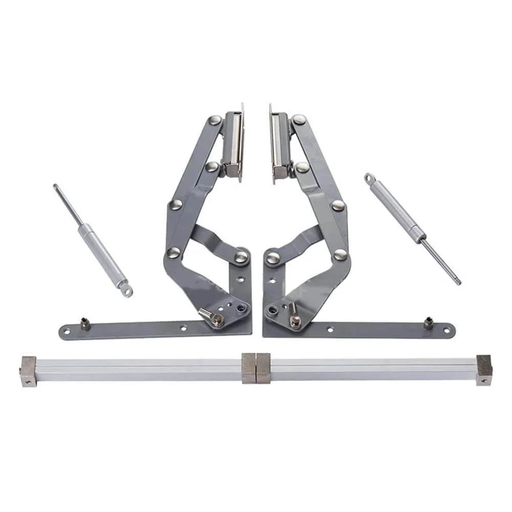 Cabinet Door Hinges, Lift Up Mechanism Support Vertical Swing Lifting Stay Strut Hydraulic Cylinder set for kitchen cabinets
