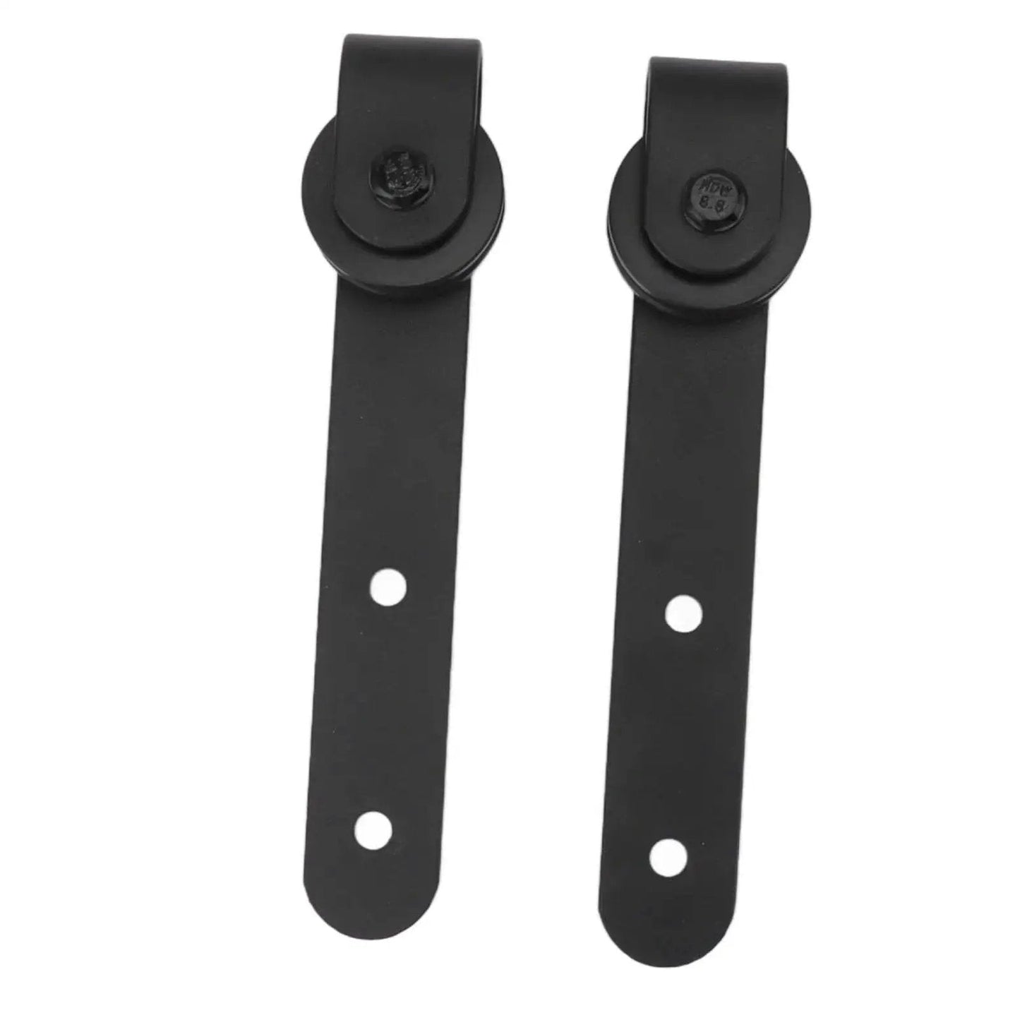 Silent Sliding Cabinet Door Rollers Kit Heavy Duty Carbon Steel Rail And Pulley System for Smooth Quiet Operation