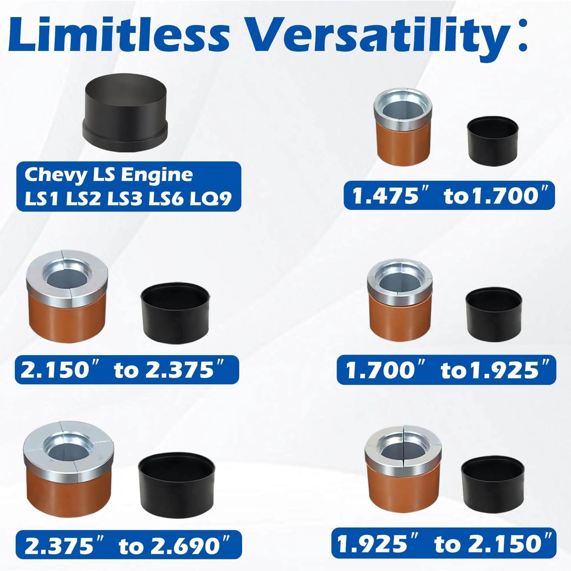 Cam Bearing Install Tool & Engine Cam Bearing Remove Kit Complete Installation & Removal Chevy LS Engine compatibility chart