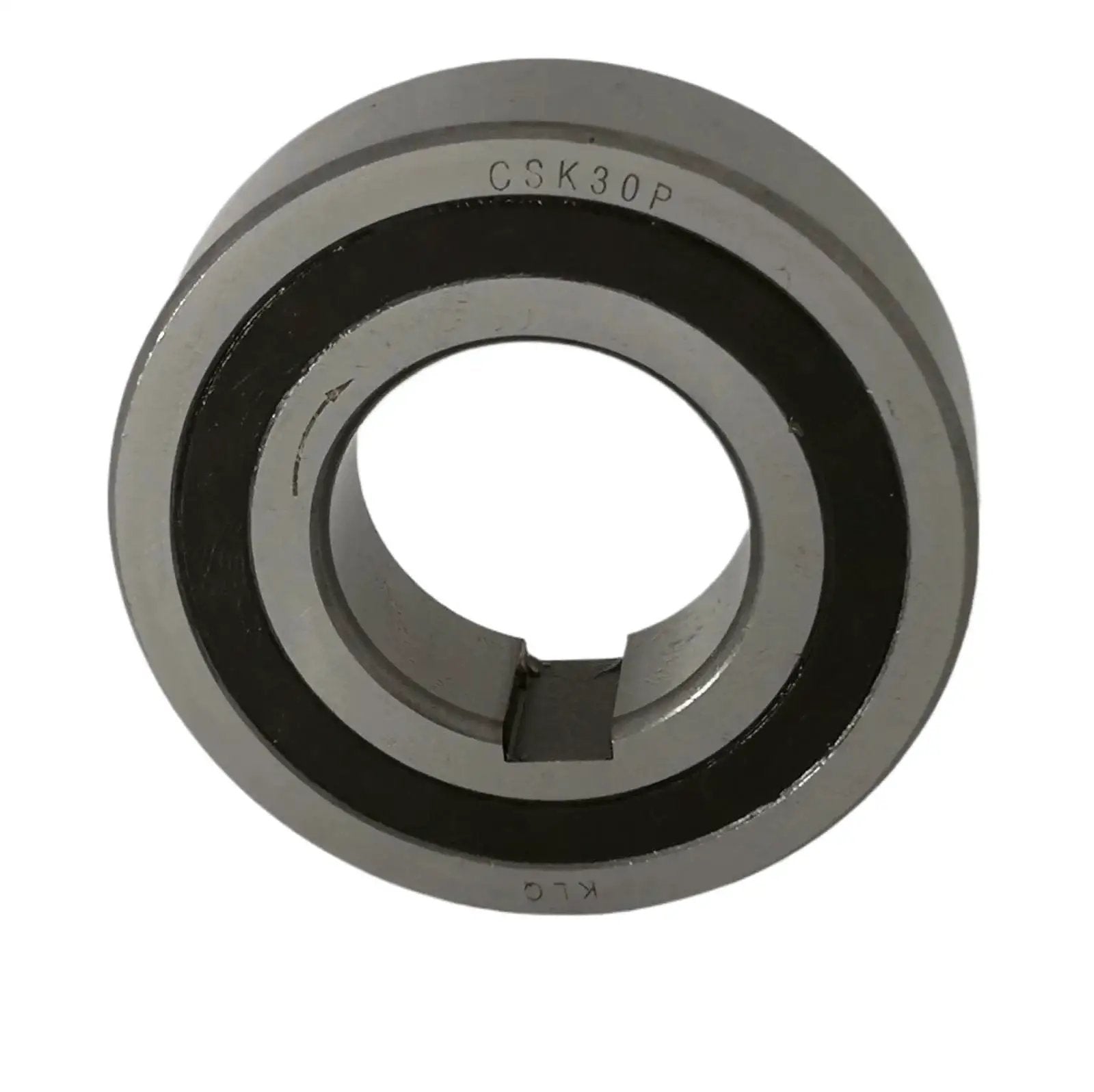 Front view of Two Pack Cam Clutch One Way Bearing With Inner Race Keyway 8x2mm 30x62x16mm for power transmission projects