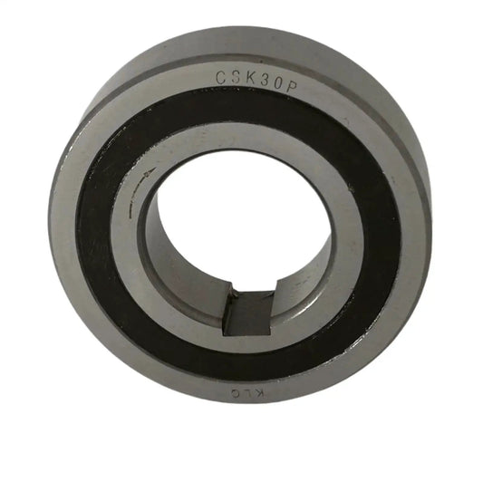 Front view of Two Pack Cam Clutch One Way Bearing With Inner Race Keyway 8x2mm 30x62x16mm for power transmission projects