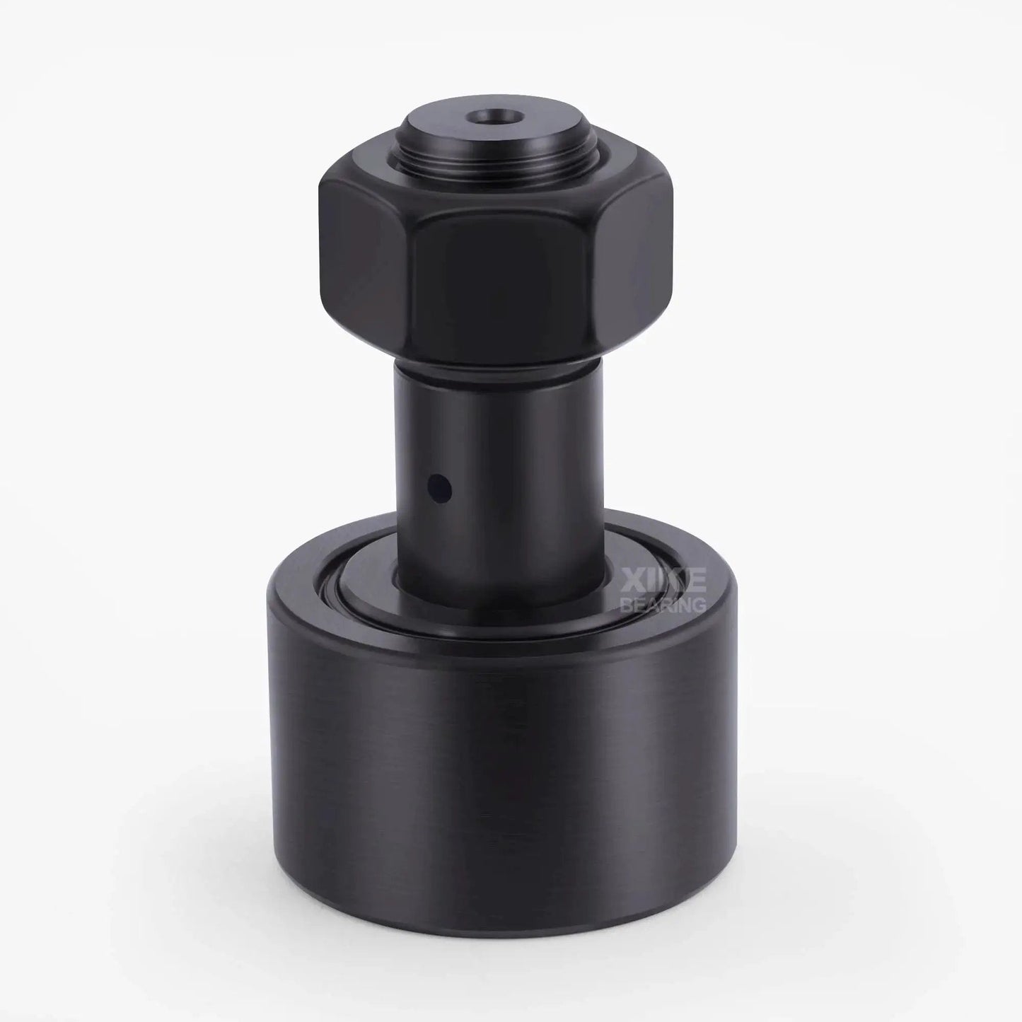 Cam Follower Bearings 2 Pcs CF 1 1/4 SB with double rubber seals and hex hole chrome steel construction, front view.
