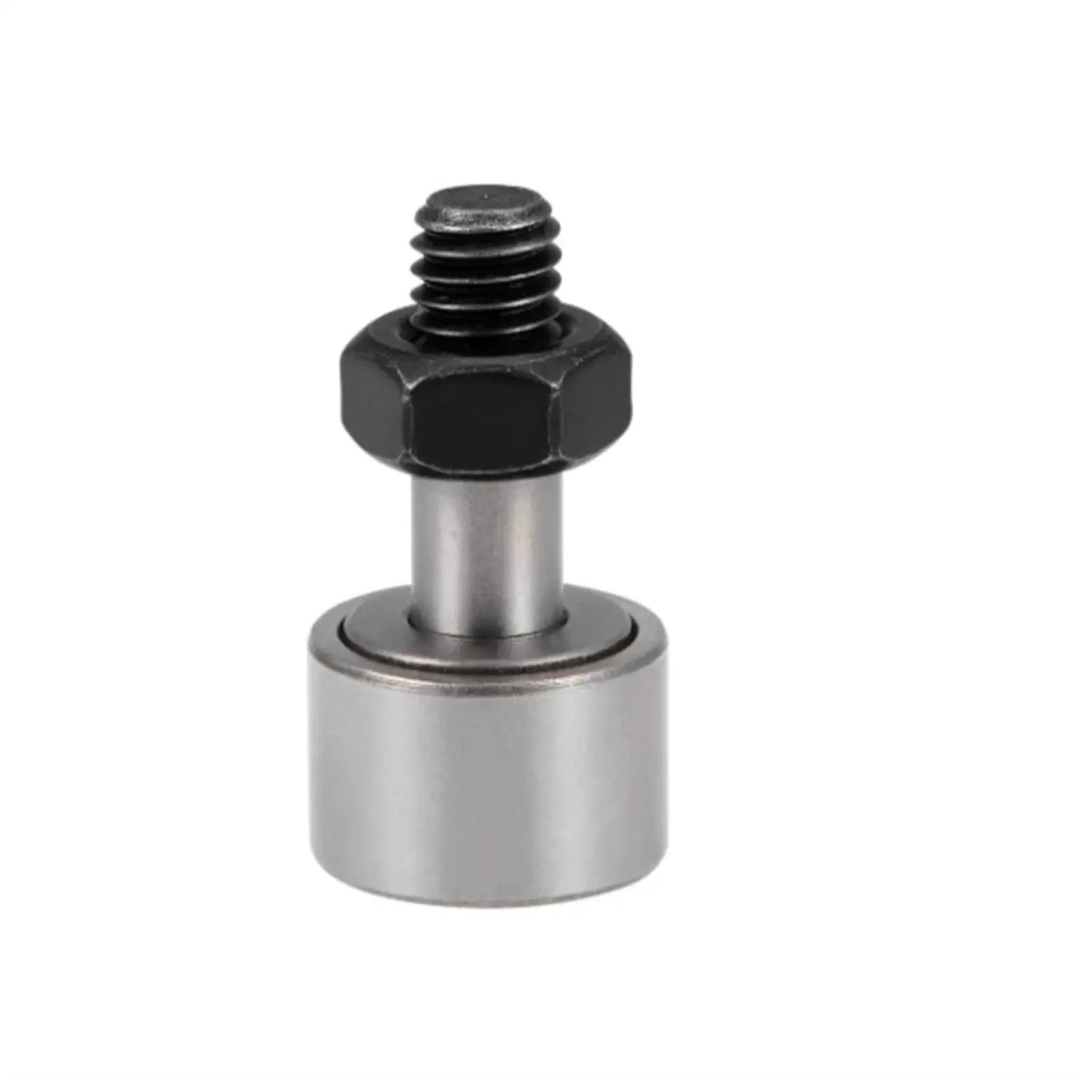 2pcs CF8 KR19 Cam Follower Needle Roller Bearing with M8x1.25mm male thread, 19mm roller diameter, shown on white background