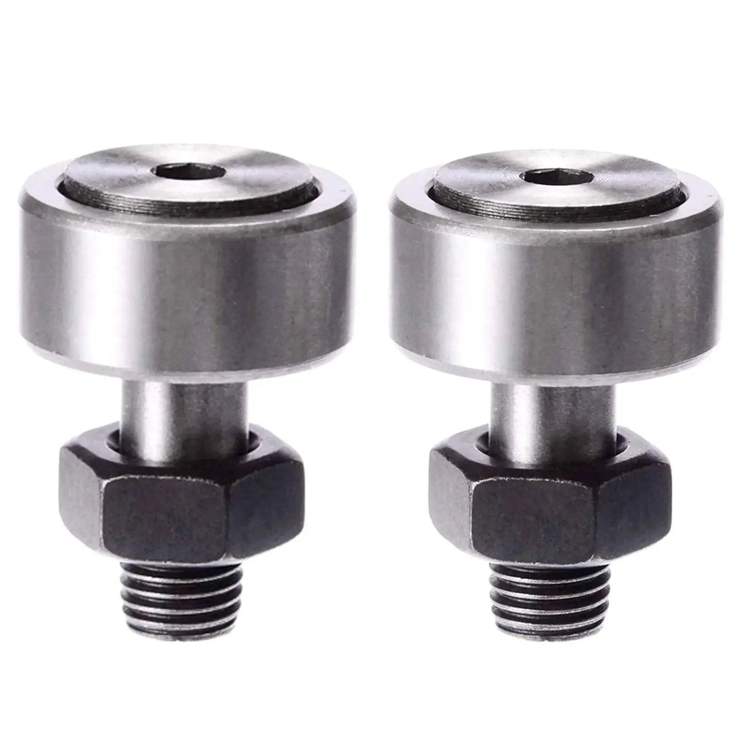 CF10-1 Cam Follower Needle Roller Bearing Bolt Kit 26mm OD Bolt Type Track Roller 2 Pack Bearing Steel