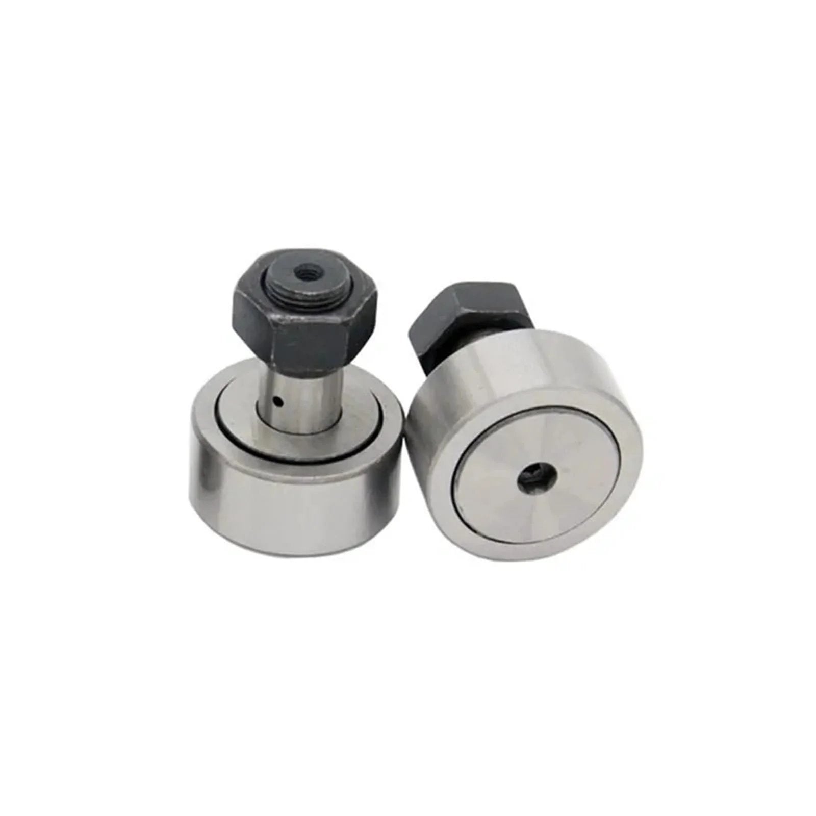Pair of KR40 CF18 cam follower needle roller bearing wheels for CNC routers, metal build, part of 10pcs/lot set.