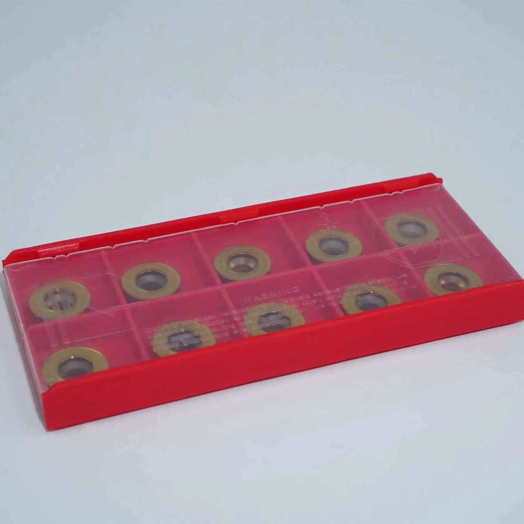 Beefy 50mm EMR Round Dowel Face Mill Kit With Four Slot High Efficiency Cutter For Multi Edge 10Pcs RPMT1204 Carbide Inserts