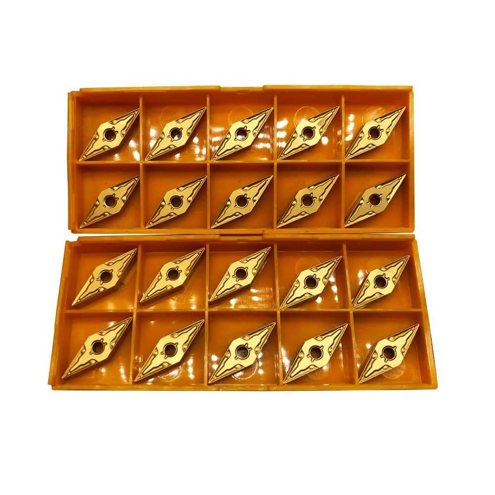 20 Pack VNMG331 MA And VNMG160404 MA Carbide Inserts For Machining Steel And Stainless Steel Parts On MTJNR L Turning Holder 33 Degree Turning Tools