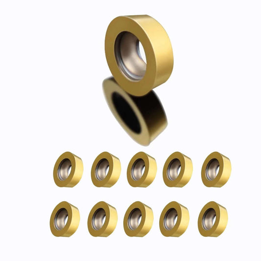 20 Pcs RPMW1003MO R5 Carbide Milling Inserts For SRDPN Indexable Milling Tools And Lathe Cutting Tools Pro Grade Set For Turning Tool Holders Suitable For Steel And Cast Iron Machining