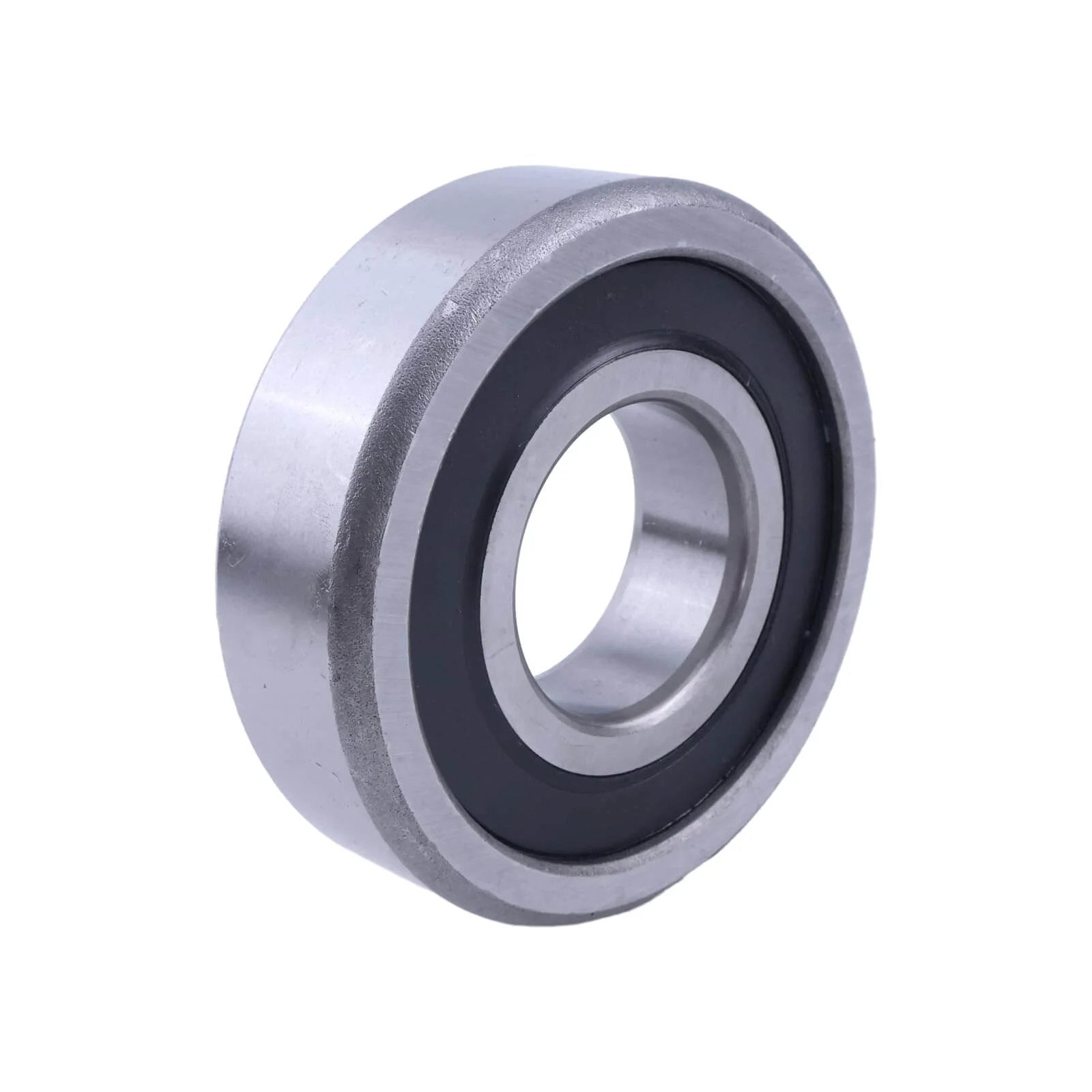 Mast roller bearing 664206 MG208FFH compatible with Cascade forklifts, side view of new condition replacement bearing.