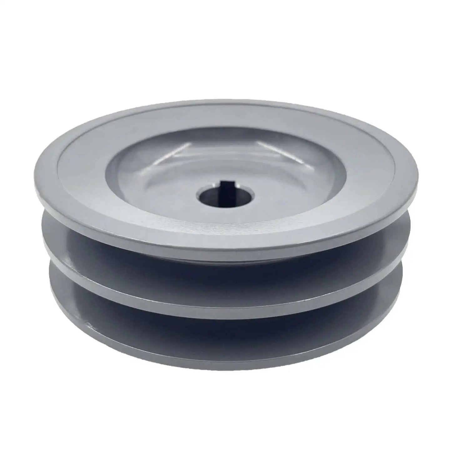 Double Groove Belt Pulley For V Belts A AX 3L 4L Four Point Two Five Inch Outside Diameter Five Eighth Inch Bore Cast Iron Pulley