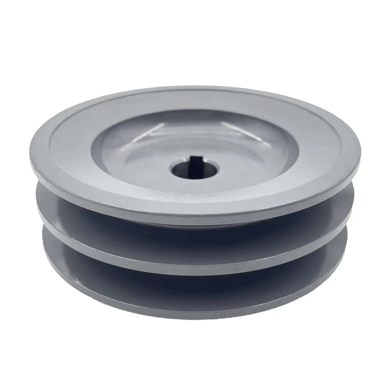 Double Groove Belt Pulley For V Belts A AX 3L 4L Four Point Two Five Inch Outside Diameter Five Eighth Inch Bore Cast Iron Pulley