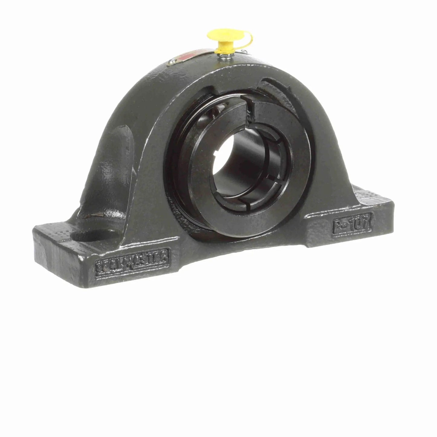 Sealmaster NP-24T mounted cast iron two-bolt pillow block bearing for machinery, front view