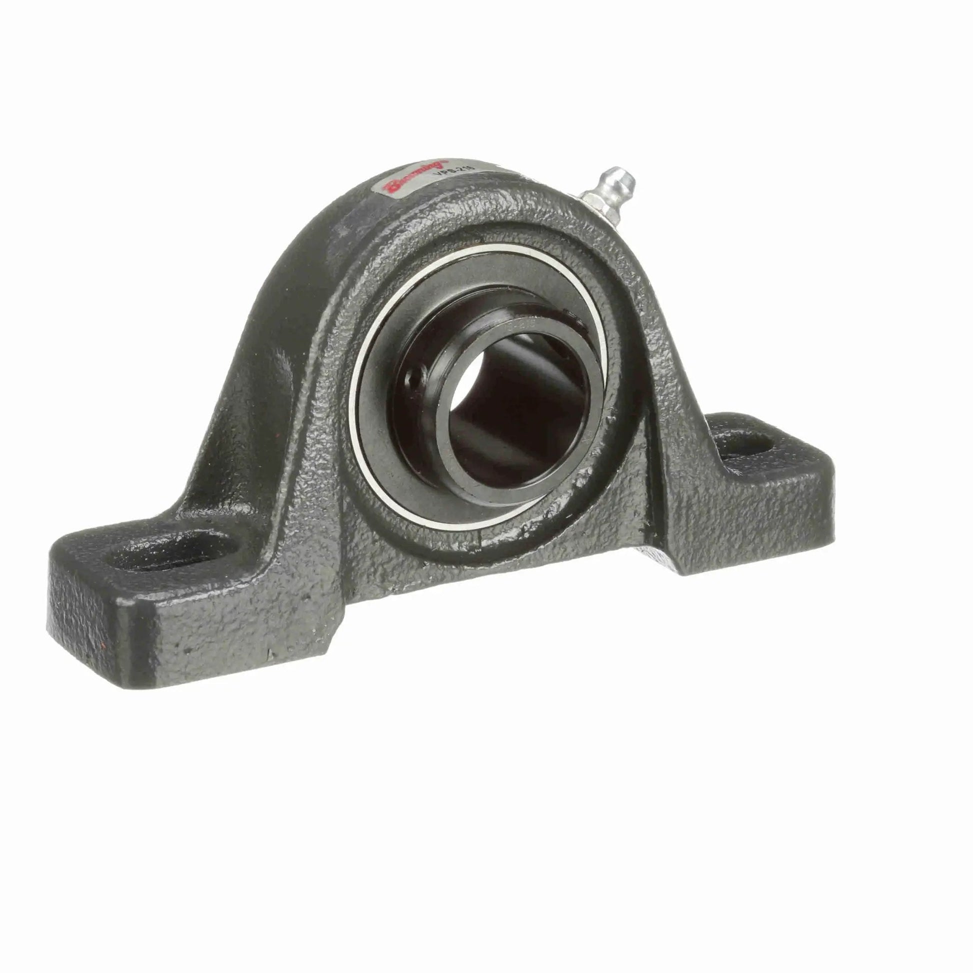 Mounted Cast Iron Pillow Block Bearing With Self Aligning Insert And Setscrew Lock Two Bolt Design VPS 216 front view