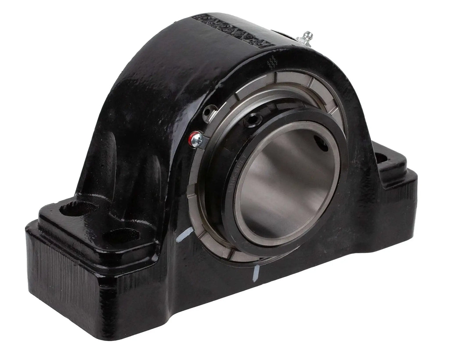 Front view of Pillow Block Spherical Roller Bearing With Cast Iron Housing Rexnord Link-Belt PB22439FH 2-7/16 Inch Bore Sealed