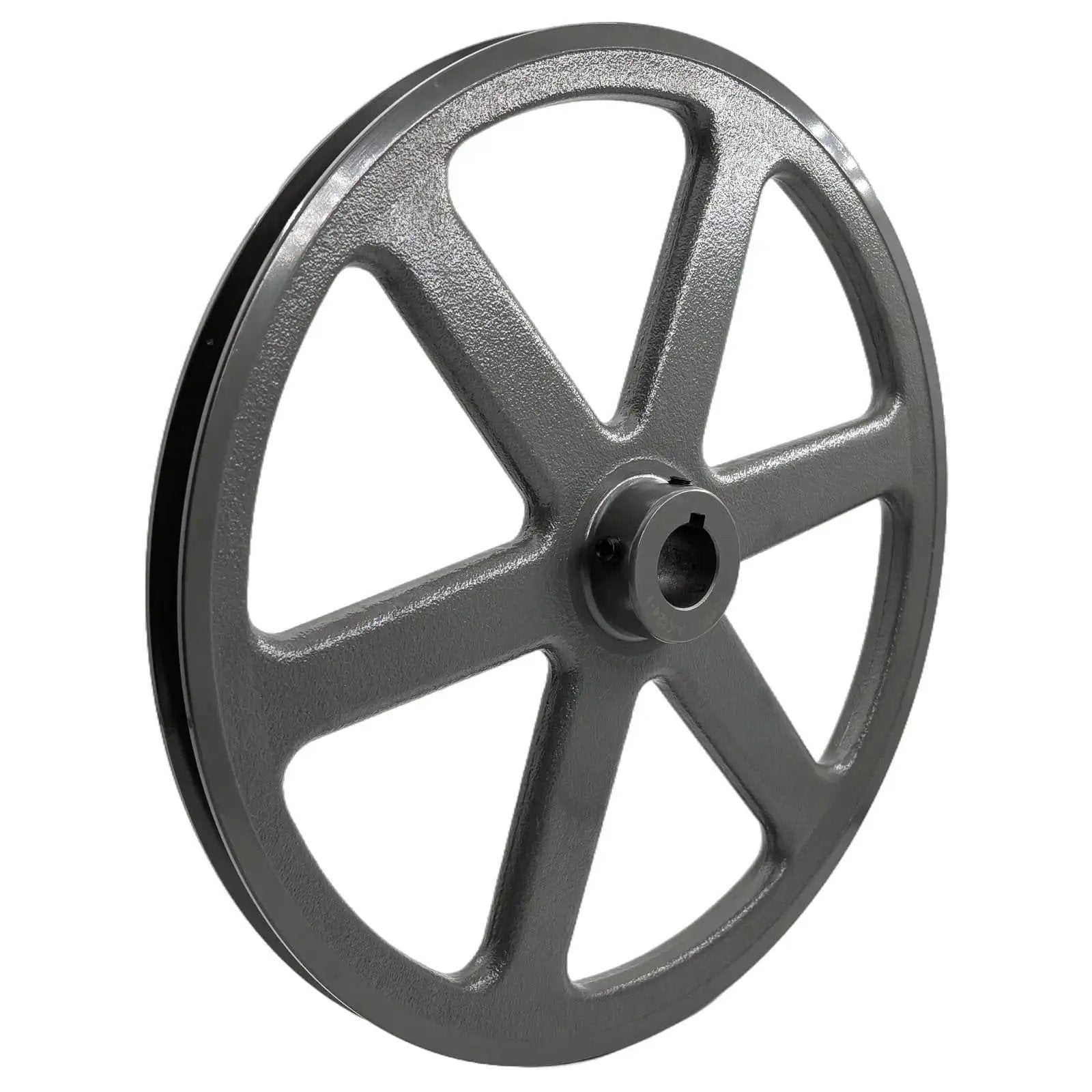Heavy Duty Cast Iron V Belt Pulley With 12.25 Inch Outer Diameter And 1 Inch Bore One Groove Motor Pulley For A 3L And 4L V Belts