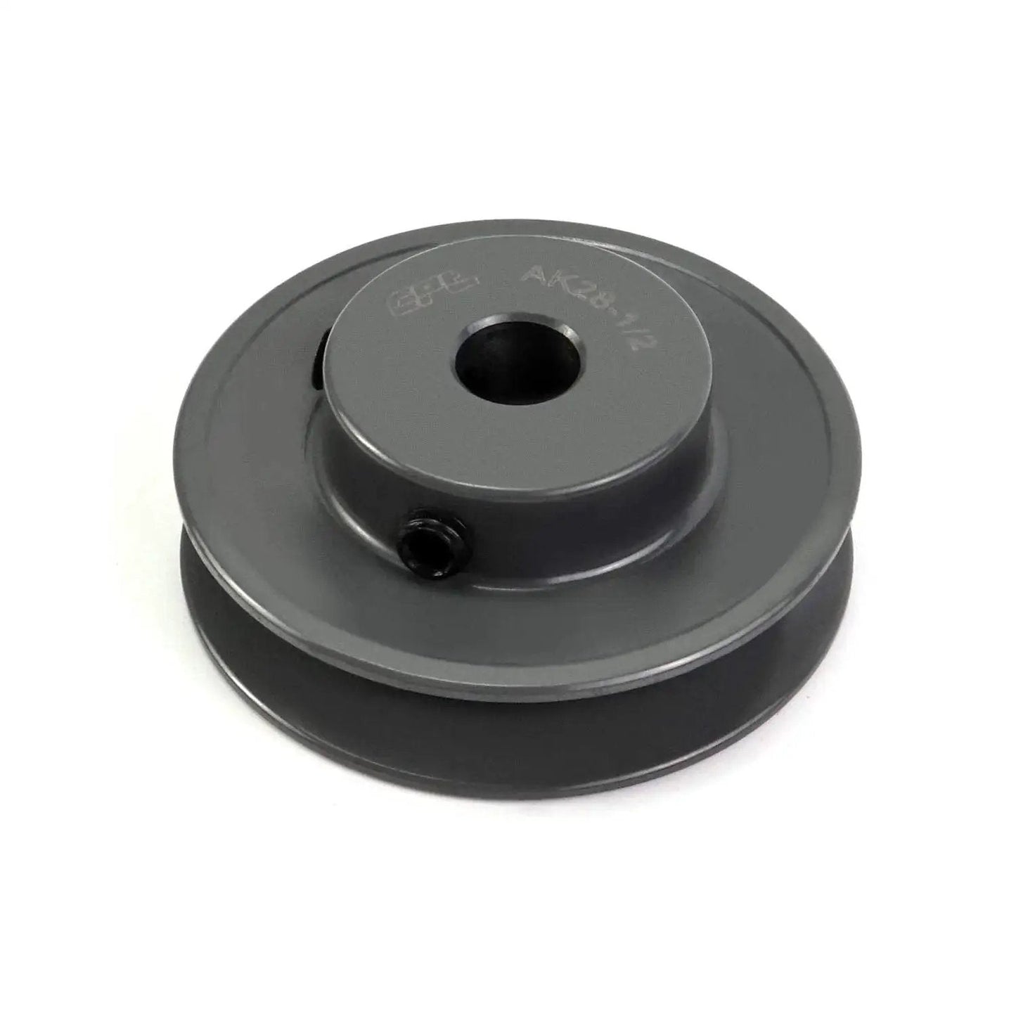 Durable Cast Iron Single Groove V Belt Pulley With 2.85 Inch Outside Diameter And Half Inch Bore For Standard V Belts 3L 4L A AX Anti Corrosion