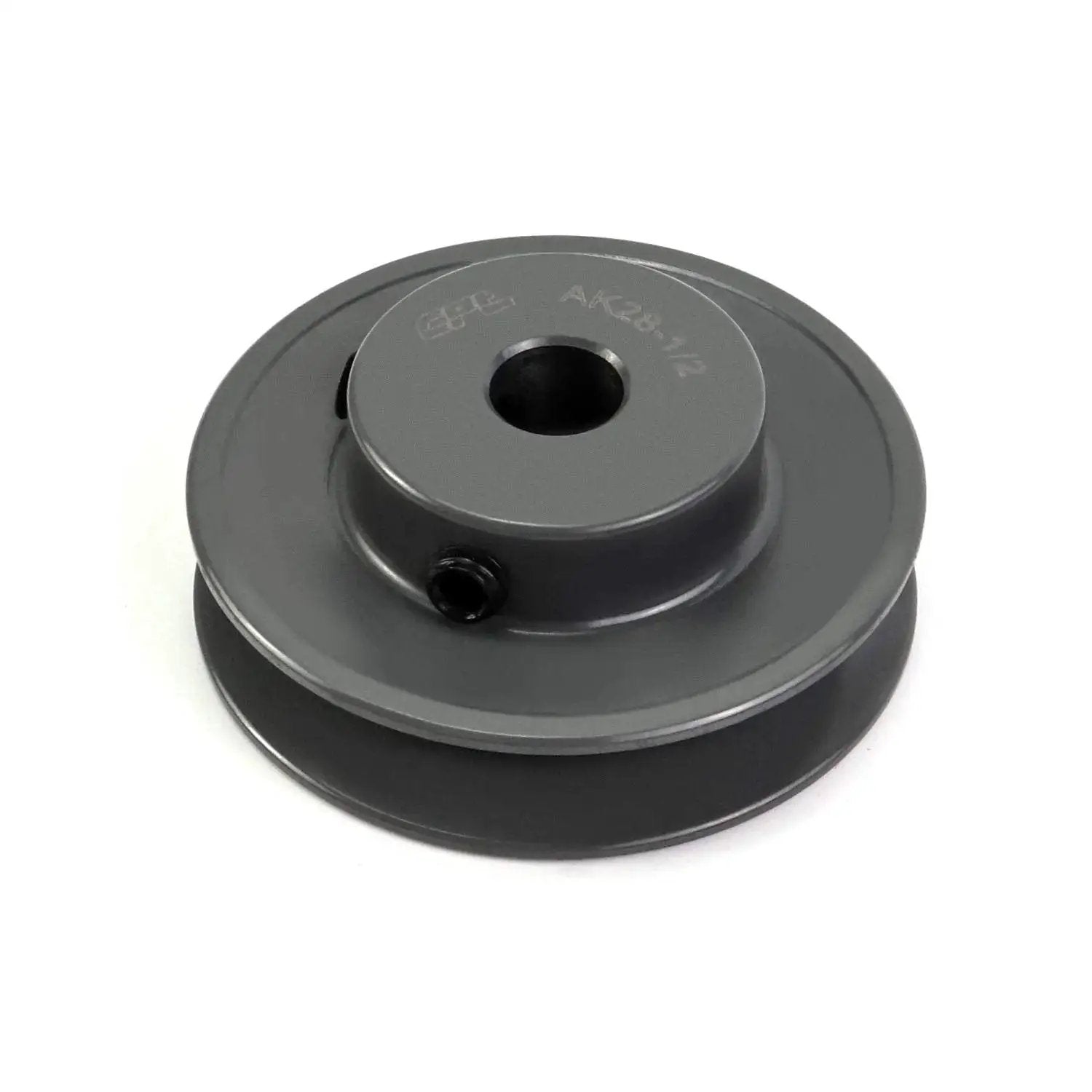 Durable Cast Iron Single Groove V Belt Pulley With 2.85 Inch Outside Diameter And Half Inch Bore For Standard V Belts 3L 4L A AX Anti Corrosion