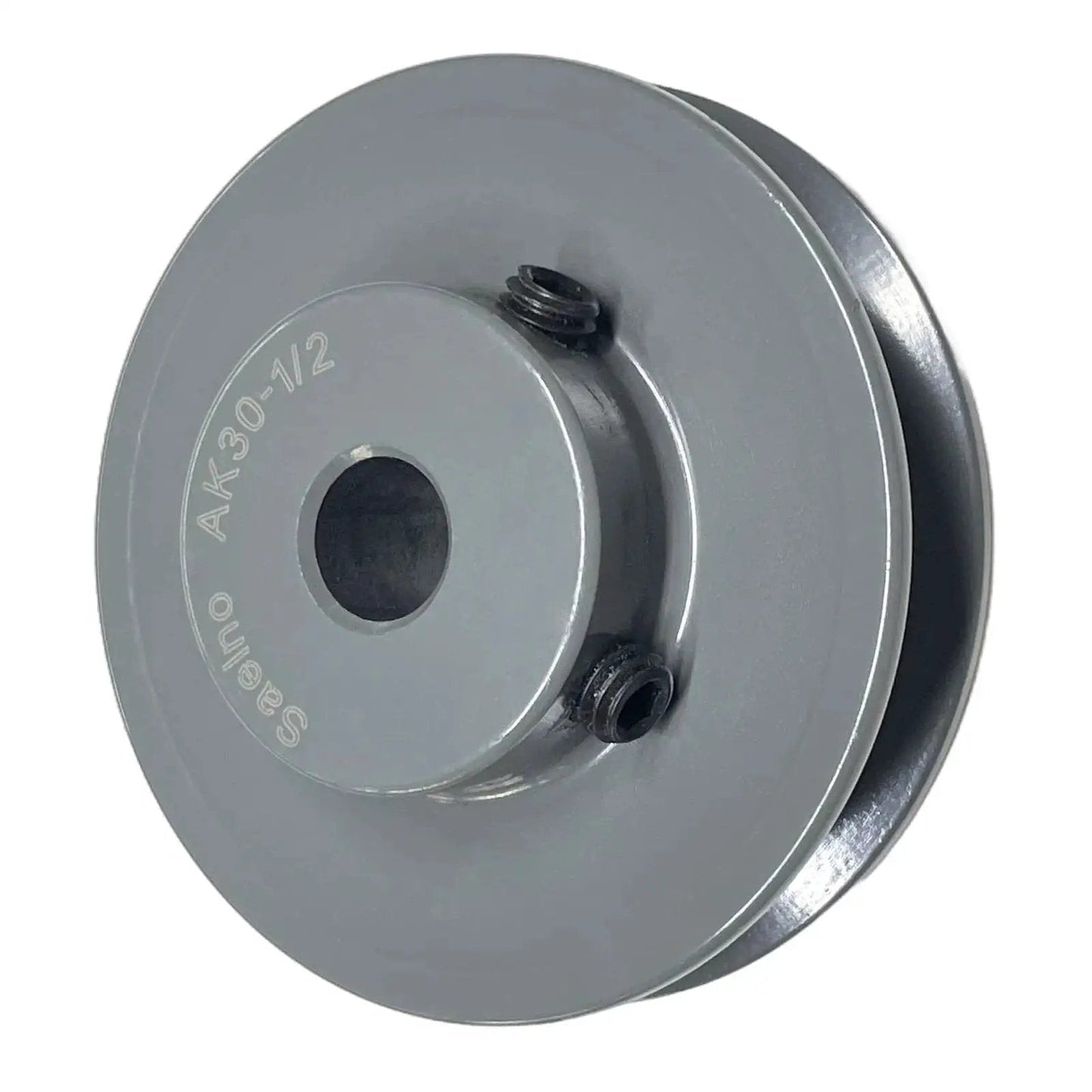 V Belt Pulley 3 Inch Outside Diameter Cast Iron Sheave With Half Inch Bore And Single Groove For V Belt Section A 3L And 4L Not For Toothed Belts AK3012