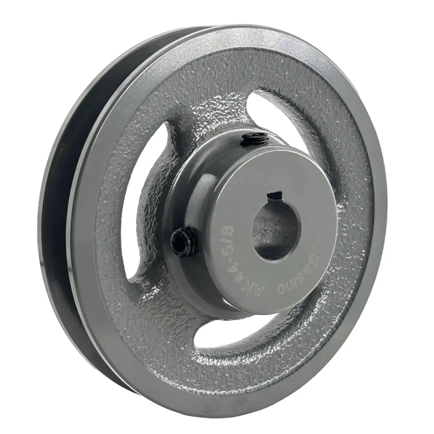 4.25 Inch V Belt Pulley For 5/8 Inch Bore Shaft One Groove Cast Iron V-Belt Sheave For A AX 3L 4L Belts, AK4458 Pulley By Saelno