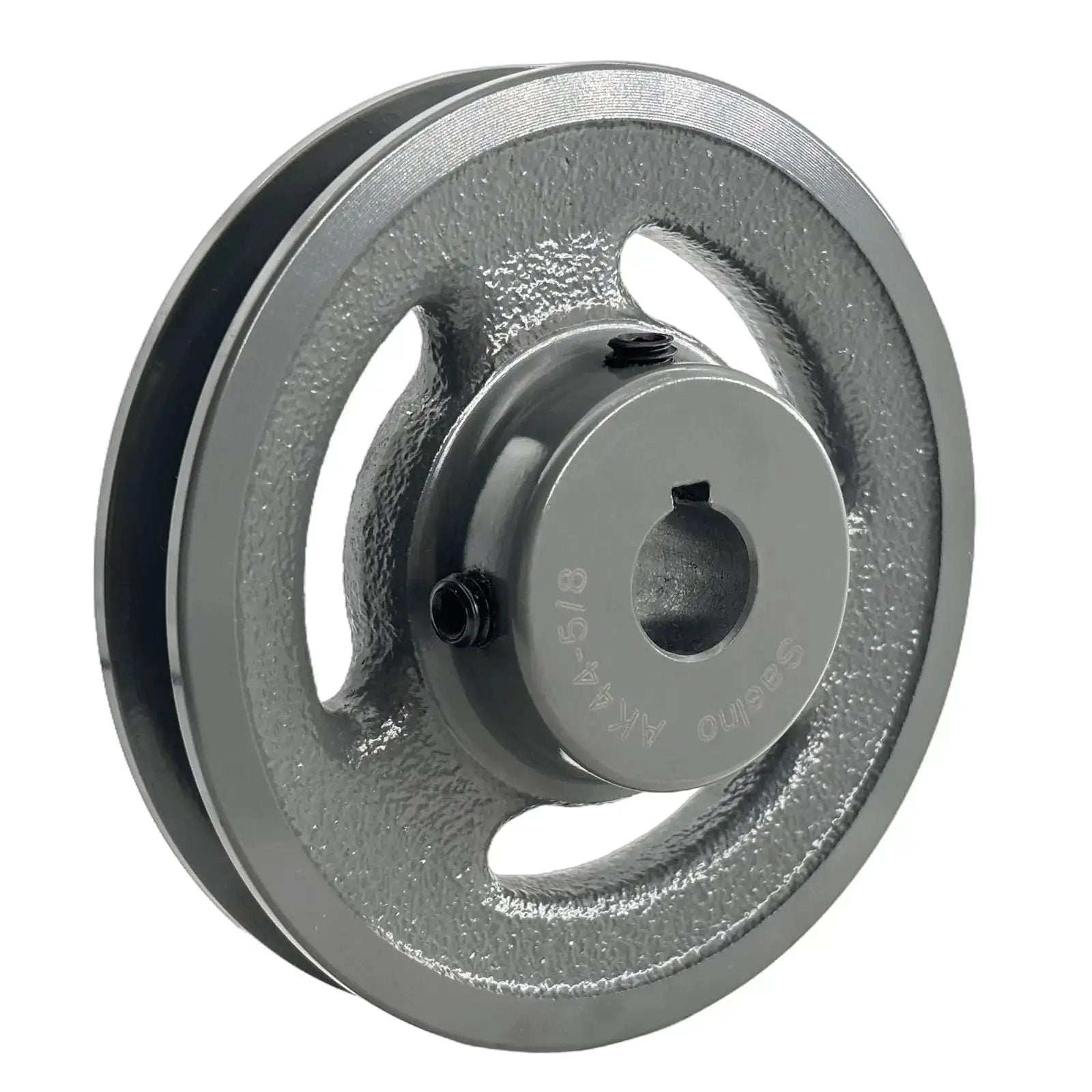 4.25 Inch V Belt Pulley For 5/8 Inch Bore Shaft One Groove Cast Iron V-Belt Sheave For A AX 3L 4L Belts, AK4458 Pulley By Saelno
