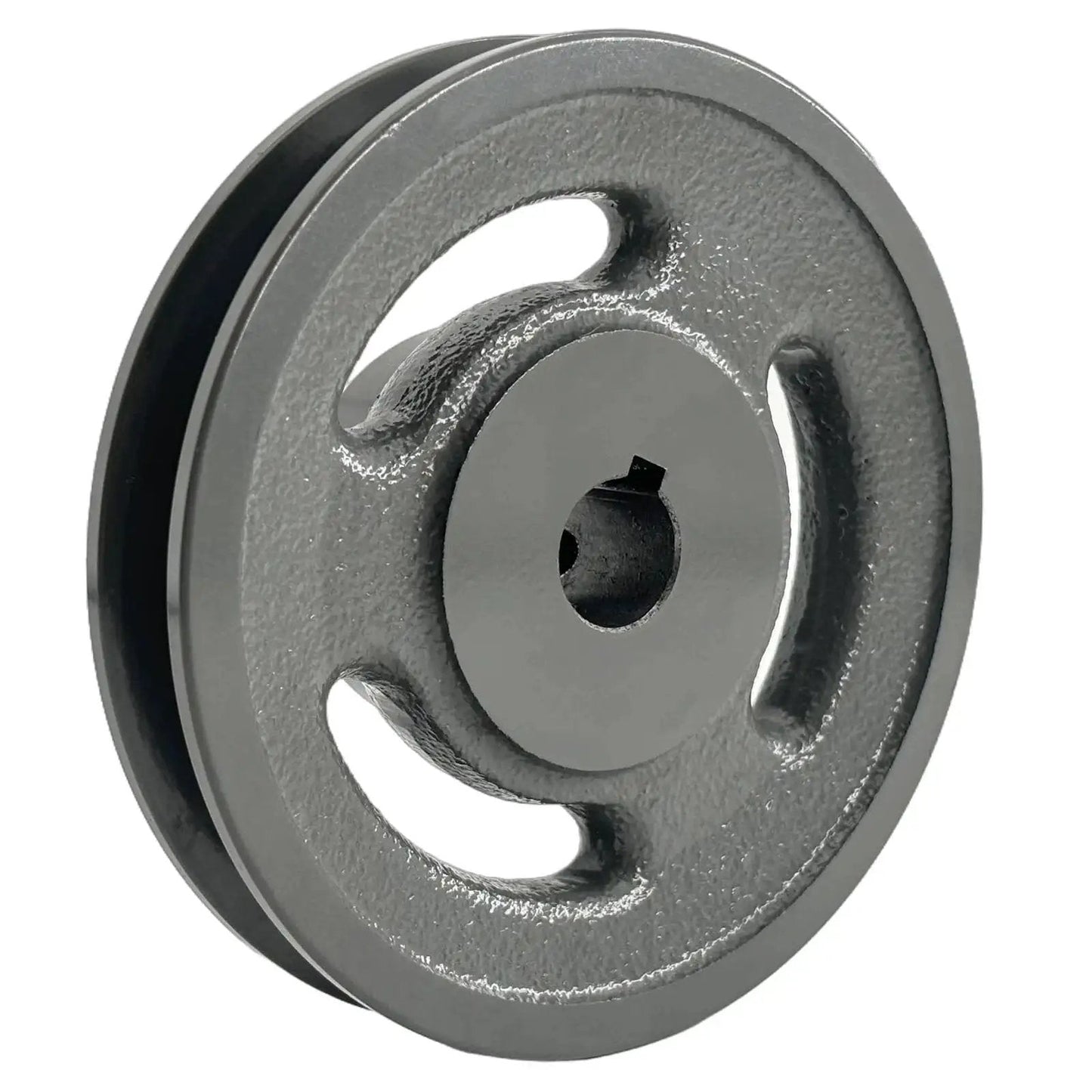 4.25 Inch V Belt Pulley For 5/8 Inch Bore Shaft One Groove Cast Iron V-Belt Sheave For A AX 3L 4L Belts, AK4458 Pulley By Saelno
