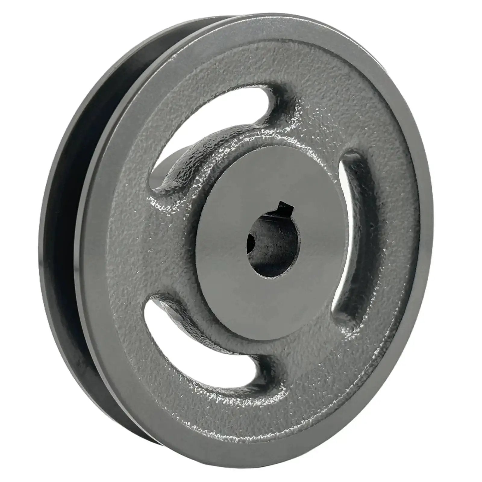 4.25 Inch V Belt Pulley For 5/8 Inch Bore Shaft One Groove Cast Iron V-Belt Sheave For A AX 3L 4L Belts, AK4458 Pulley By Saelno