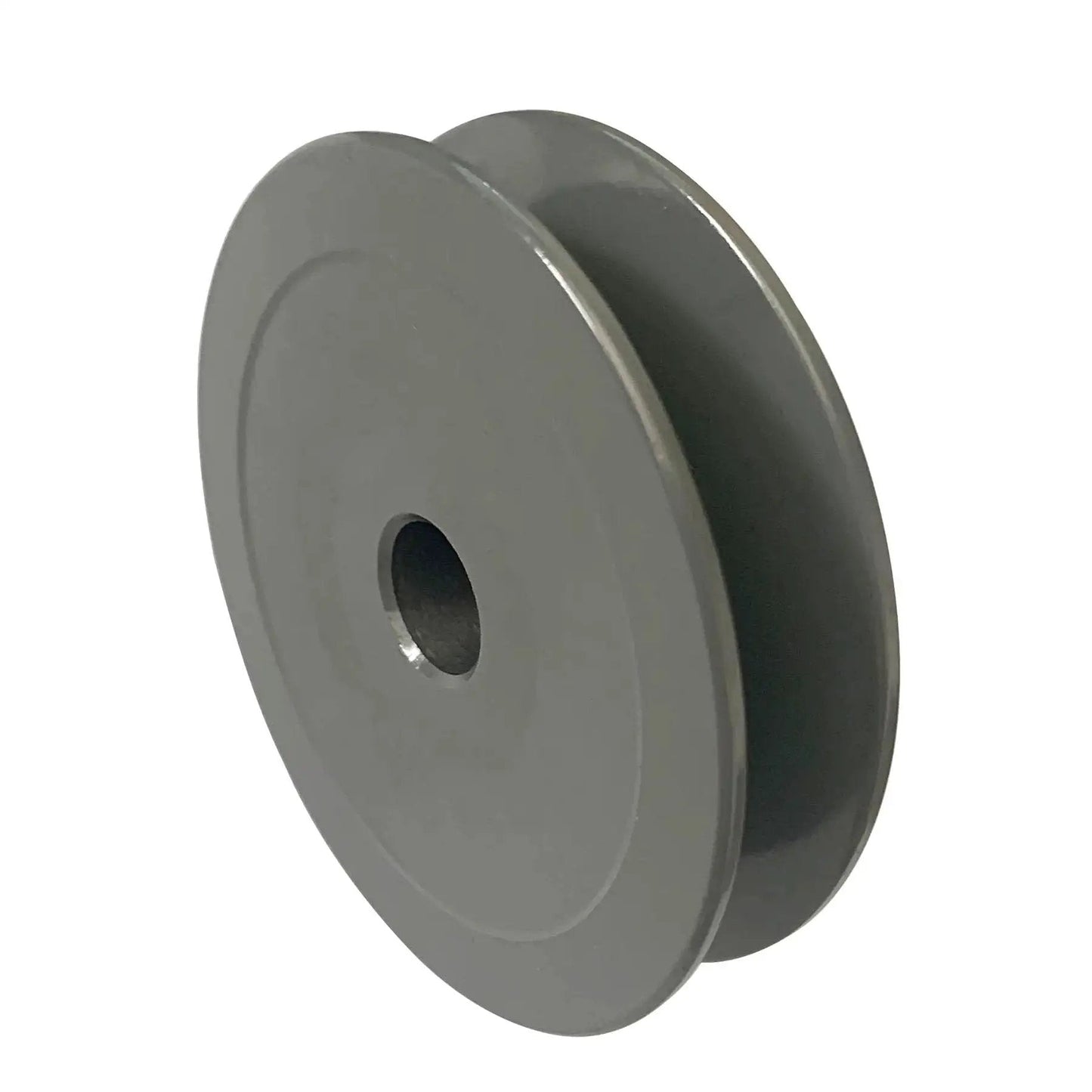 Beefy Cast Iron V Belt Pulley for A, AX and 3L 4L Belts, 5.75 Inch OD, 1 Inch Bore, Single Groove, Gray Finish, Durable by SUONE