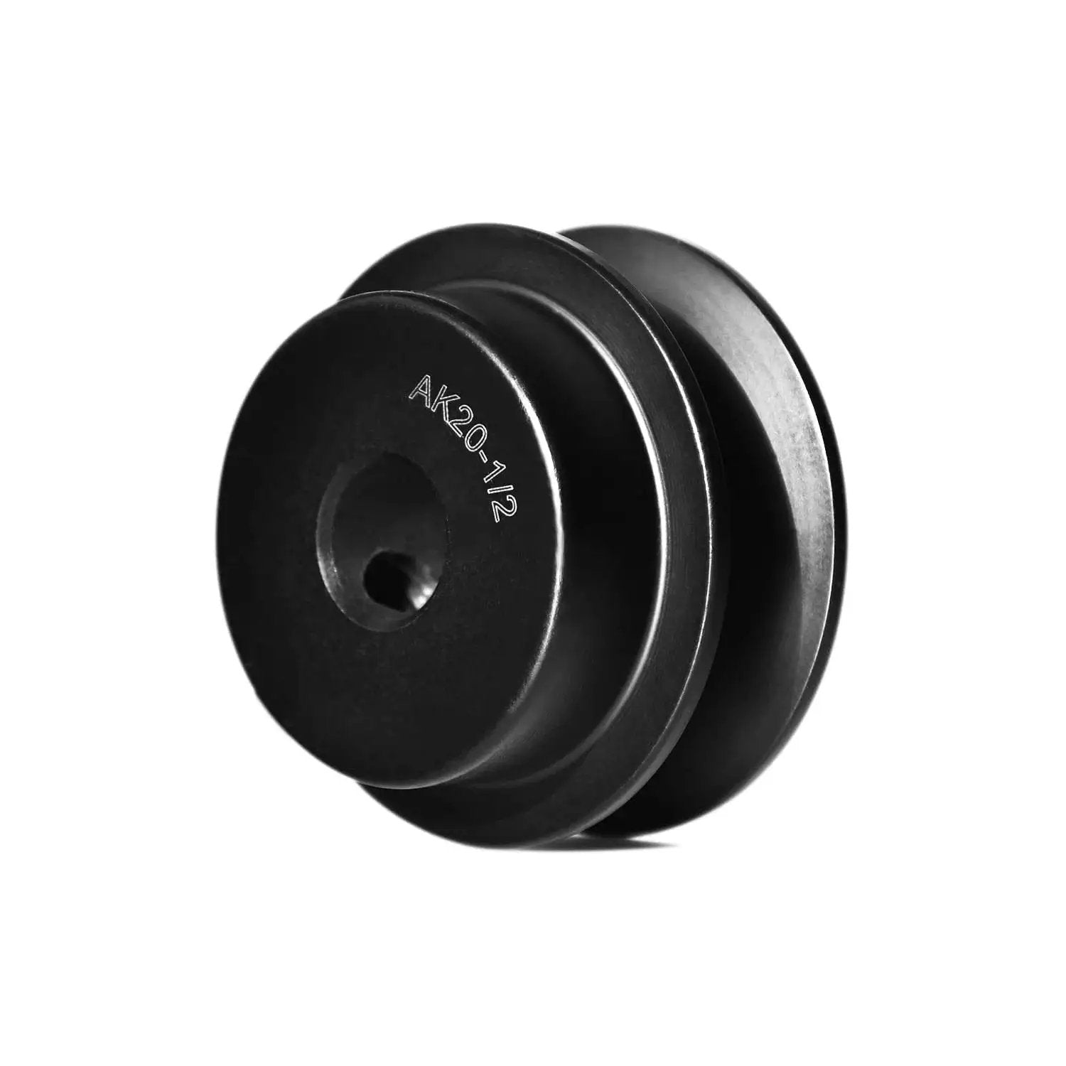Heavy Duty Cast Iron V Belt Pulley For A, 4L And AX Belts With 1/2 Inch Bore, 1.9 Inch Outer Diameter, Single Groove AK20-12 Pulley MinerGuy Compatible.