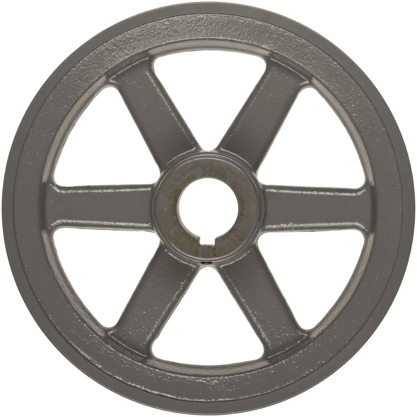 Bored-To-Size V Belt Sheave For Classical A Belt Drive System With Two Grooves And One Inch Bore Cast Iron Construction