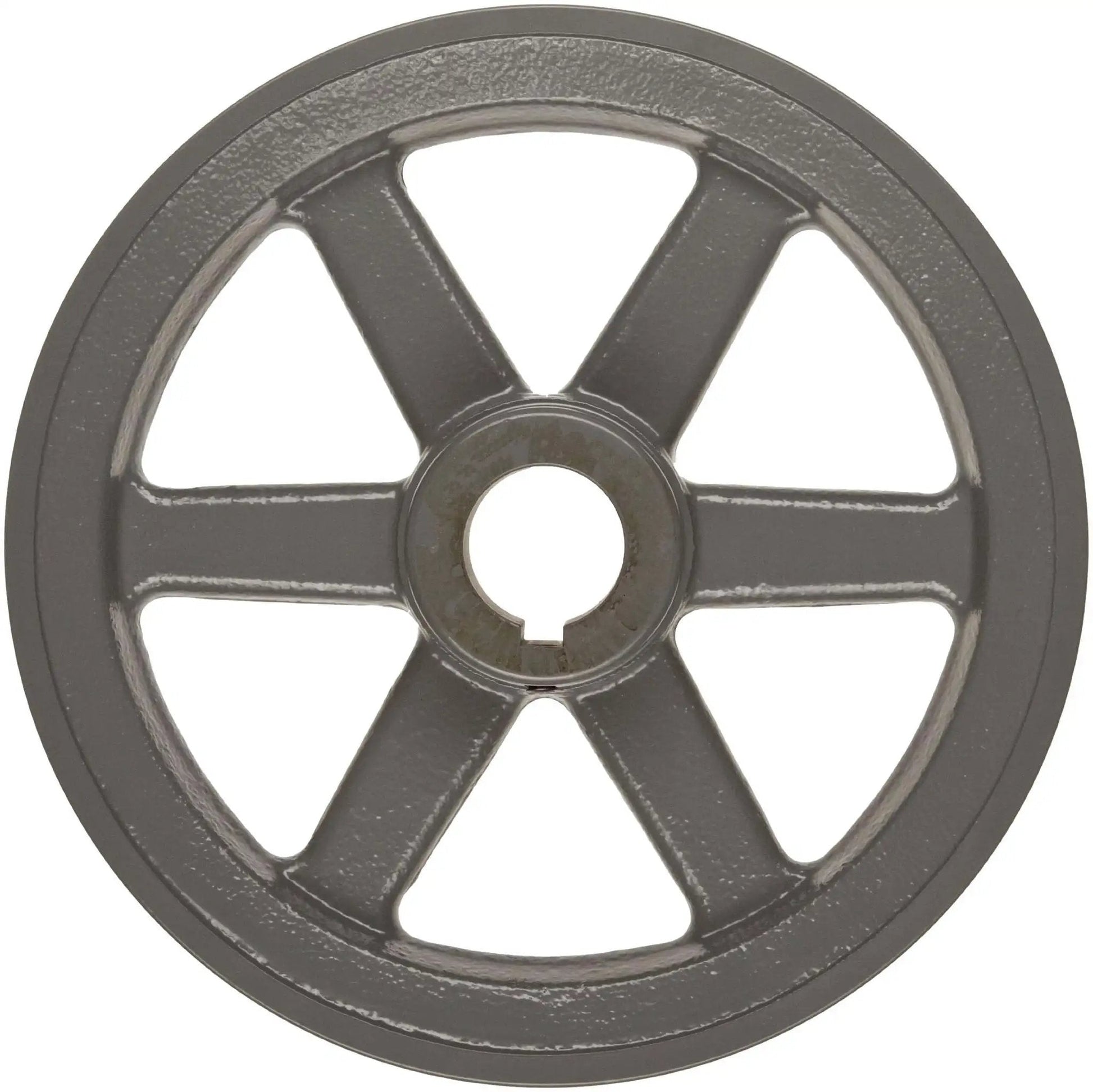 Bored-To-Size V Belt Sheave For Classical A Belt Drive System With Two Grooves And One Inch Bore Cast Iron Construction