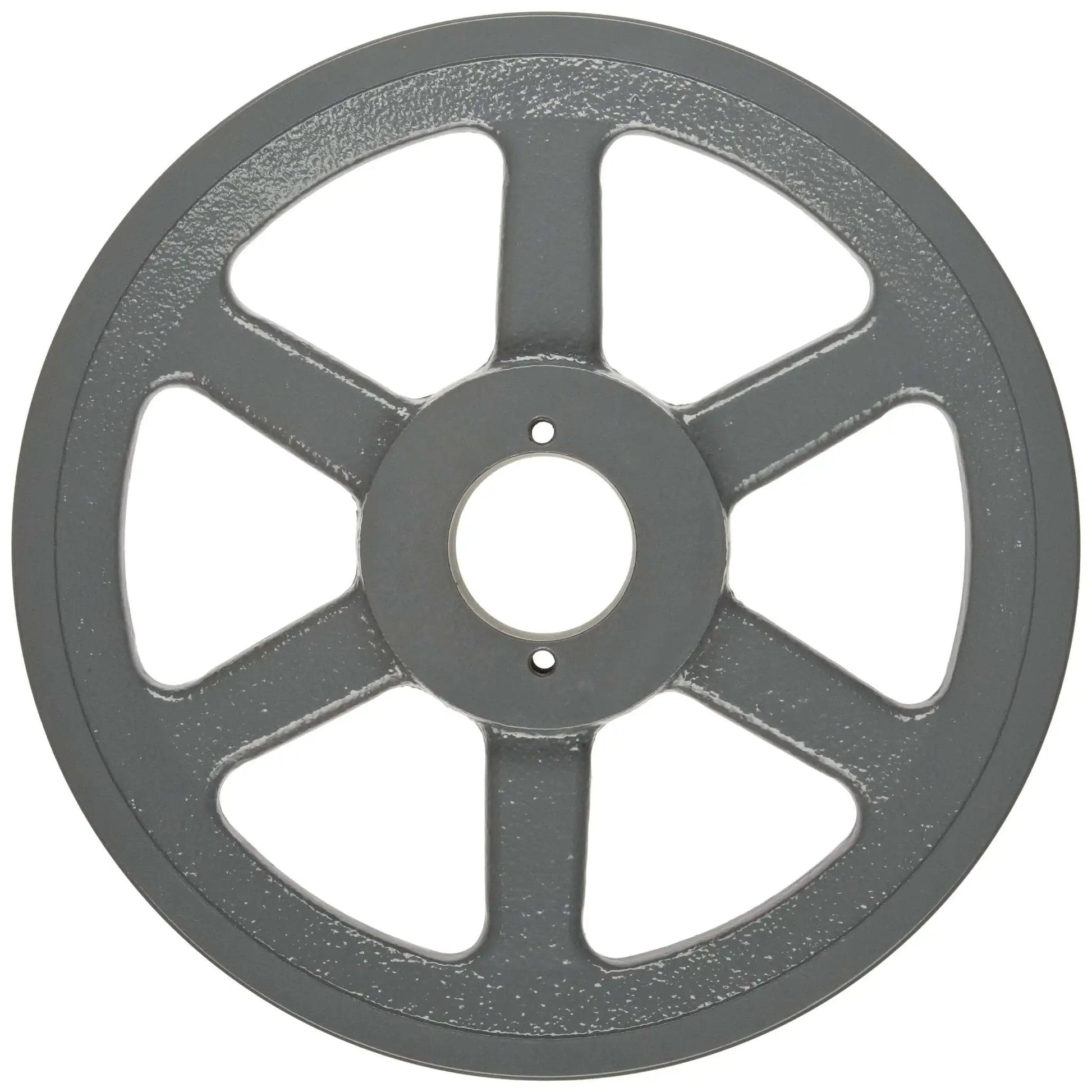 B Belt Heavy Duty V Belt Sheave With QT Bushing, 1 Groove, Cast Iron, 8.75 Inch OD, front view