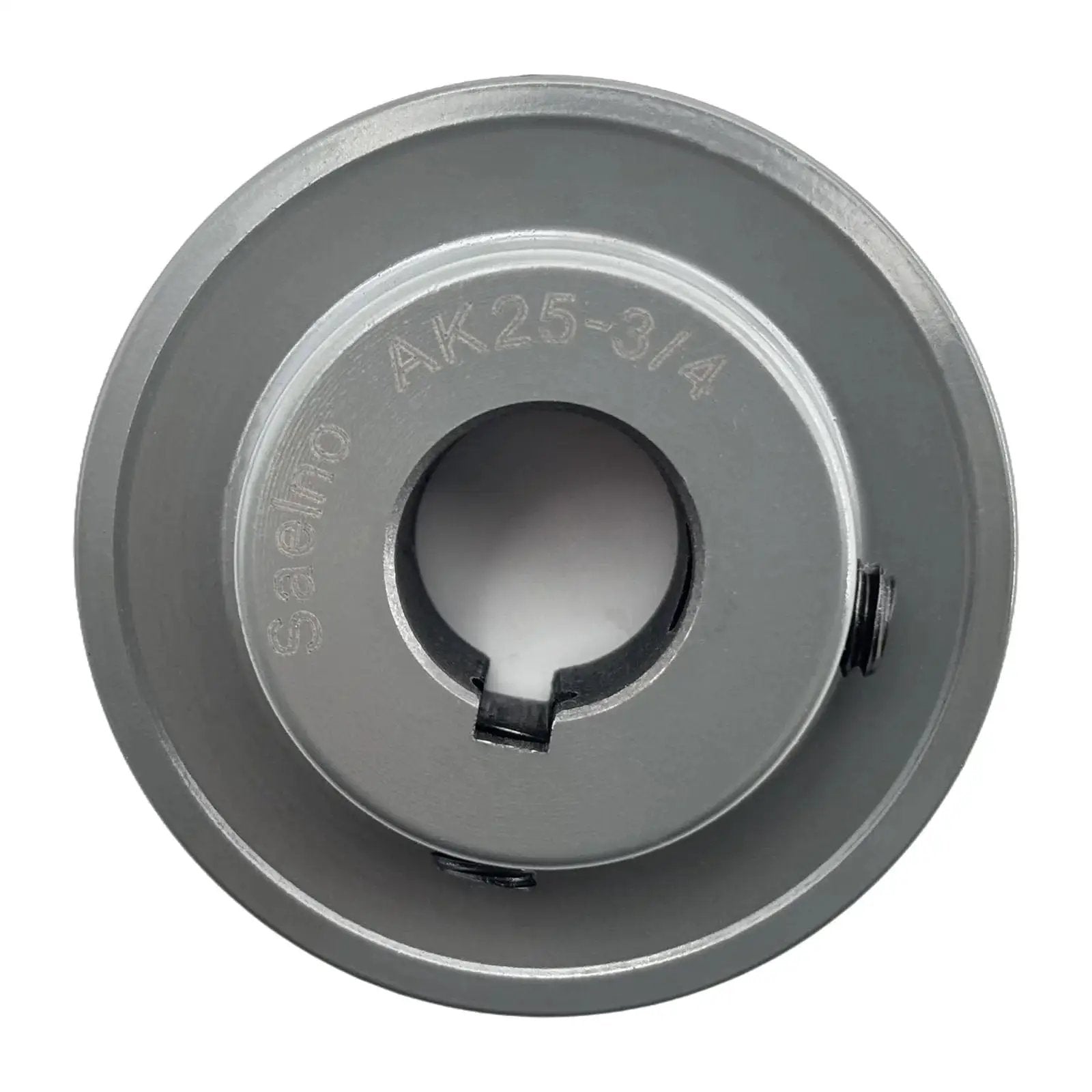 Three Quarter Inch Bore V Belt Pulley With Two Point Five Inch Outer Diameter One Groove Cast Iron Motor Pulley AK2534 Style