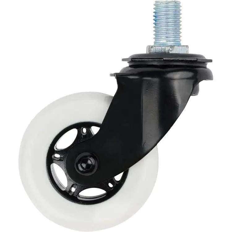 Premium Replacement Caster Wheel 76mm By 30mm For Razor Crazy Cart CC XL And DLX Complete Front And Rear Wheel Assembly Heavy Duty