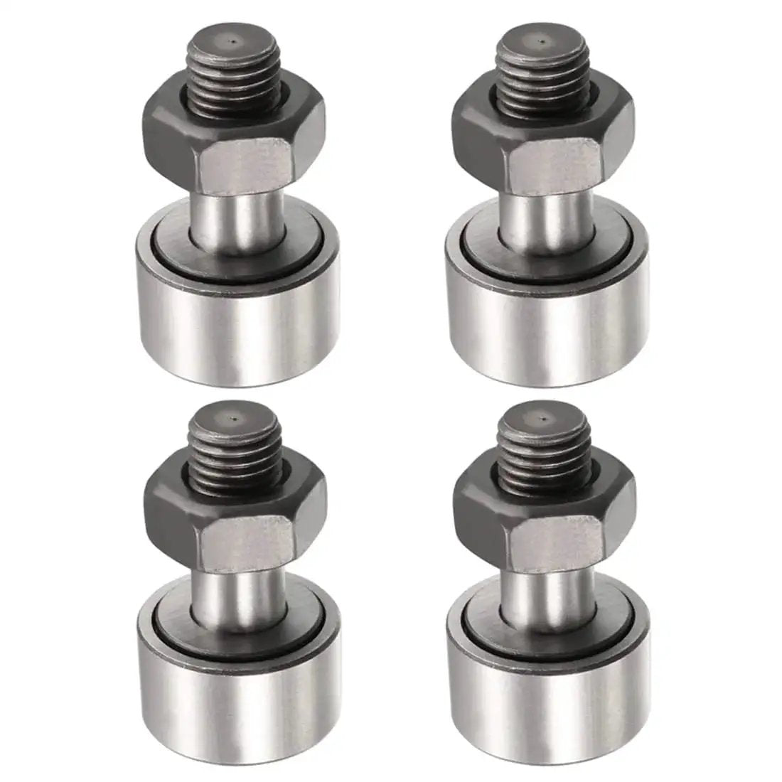Beefed Up Heavy Duty Cam Follower Track Roller Bearings CF12 KR30 4 Piece Set 30mm Roller for Machine Tools and 3D Printers