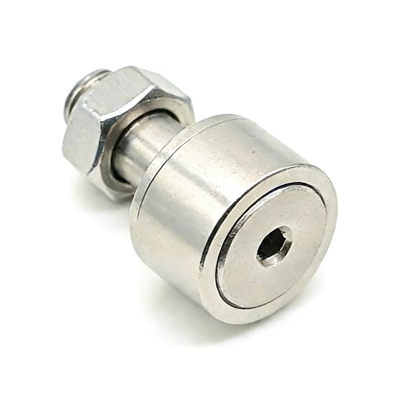 CF8 Stainless Steel Cam Follower Needle Roller Bearing KR19 Miniature Cam Follower 8x19x32.2mm shown with sealed design