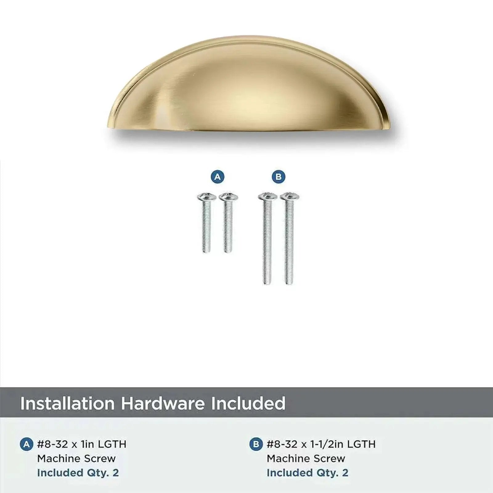 10 Pack 3 Inch Champagne Bronze Cup Drawer Pulls For Cabinets And Furniture Durable Solid Metal Kitchen Hardware with screws