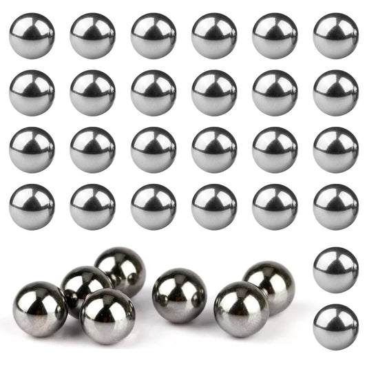 200 Pieces Half Inch Chrome Steel Bearing Balls Precision Hardened Chromium Steel Balls Kit For Ball Bearings 12.7 Mm Diameter High Strength Wear Resistant Set Perfect For Precision Machinery Robotics Rebuilds DIY Projects And Prototyping