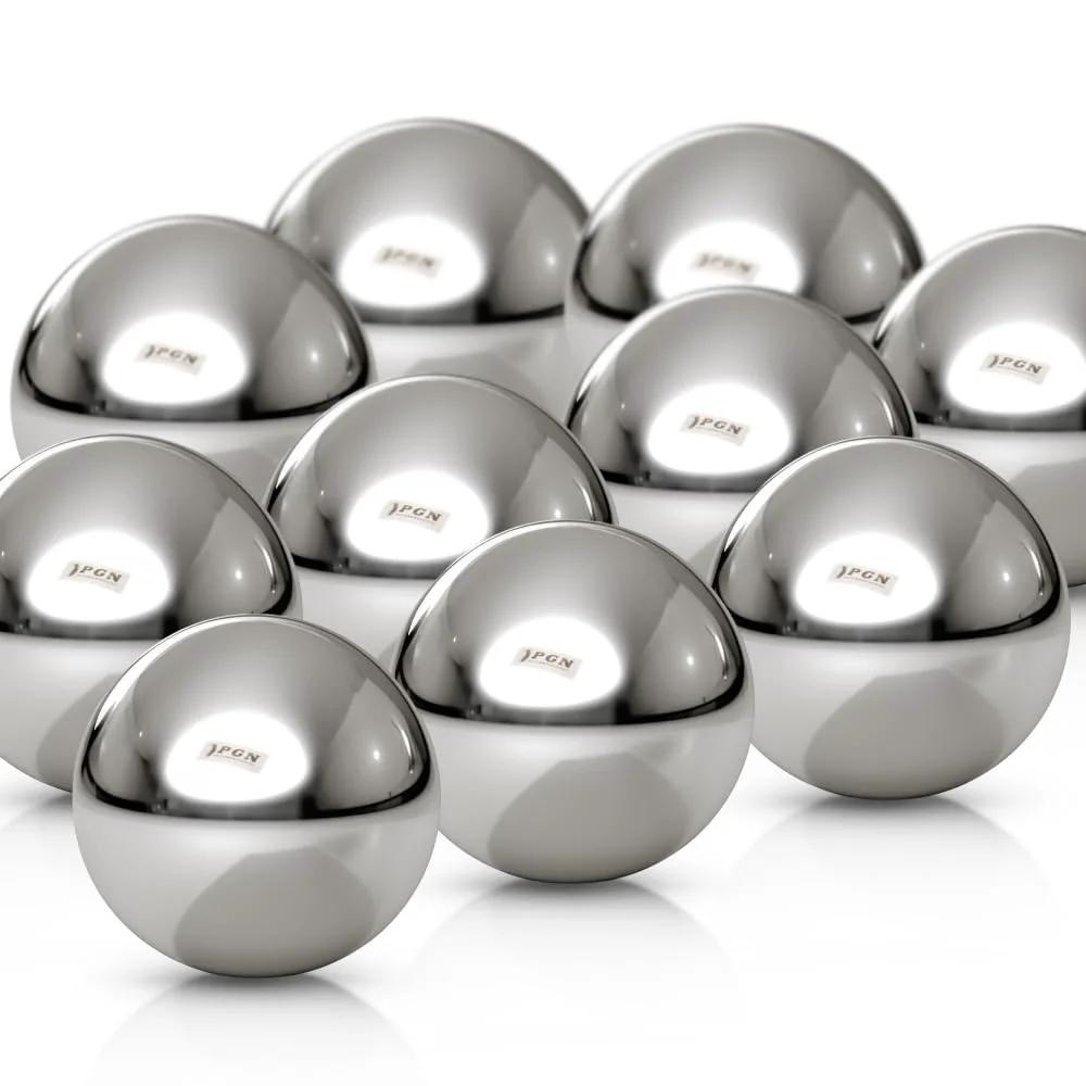 10 Piece 1 Inch Precision Chrome Steel Bearing Balls G25 For Machinery And Bearings ISO 9001 Certified Built To Last Heavy Duty High Quality Set To Cut Maintenance Costs And Friction Perfect For Rebuilds Hobbies And Industrial Projects