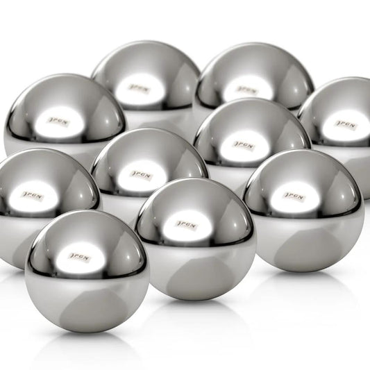 10 Piece 1 Inch Precision Chrome Steel Bearing Balls G25 For Machinery And Bearings ISO 9001 Certified Built To Last Heavy Duty High Quality Set To Cut Maintenance Costs And Friction Perfect For Rebuilds Hobbies And Industrial Projects